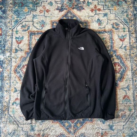 The North Face Black Zip-up Fleece Large - Picture 1 of 5